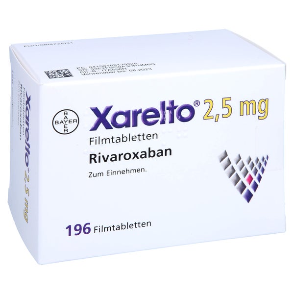 Xarelto 2,5 mg Filmtabletten 1X196 St