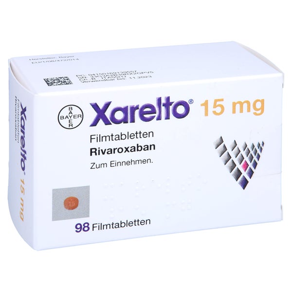 Xarelto 15 mg Filmtabletten 98 St