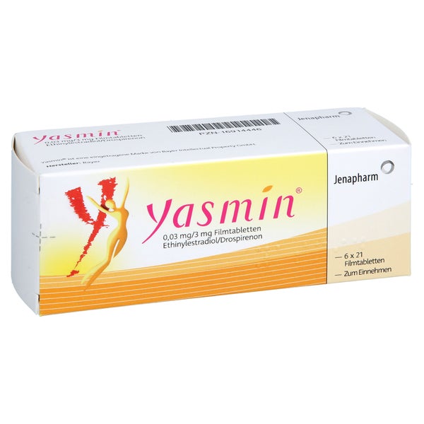Yasmin 0,03 Mg/3 Mg Filmtabletten 6X21 St
