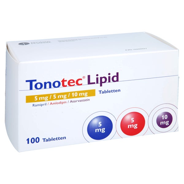 Tonotec Lipid 5 mg/5 mg/10 mg Tabletten 100 St