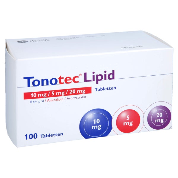 TONOTEC Lipid 10 mg/5 mg/20 mg Tabletten 100 St