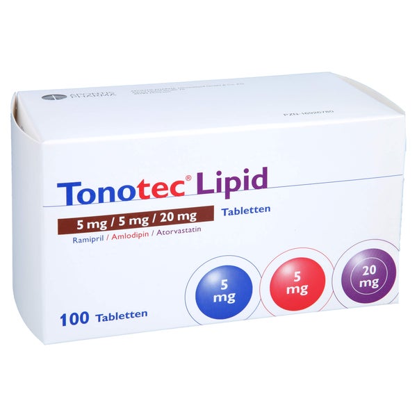 Tonotec Lipid 5 mg/5 mg/20 mg Tabletten 100 St