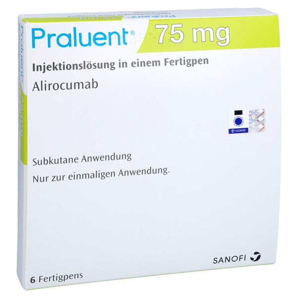 PRALUENT 75 mg Injektionslösung i.e.Fertigpen 6X1 ml