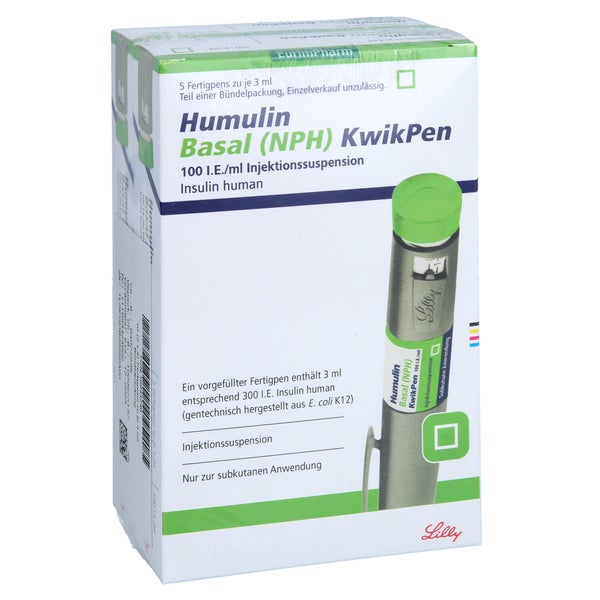HUMULIN Basal NPH KwikPen 100 I.E./ml Inj.-Susp. 10 St