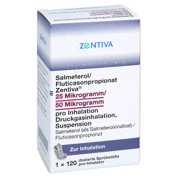 SALMETEROL/Fluticasonpropionat Zent.25/50µg 1 St