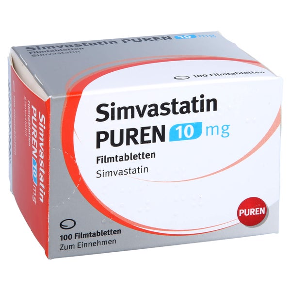 Simvastatin Puren 10 mg Filmtabletten 100 St