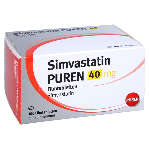 Simvastatin Puren 40 mg Filmtabletten 100 St