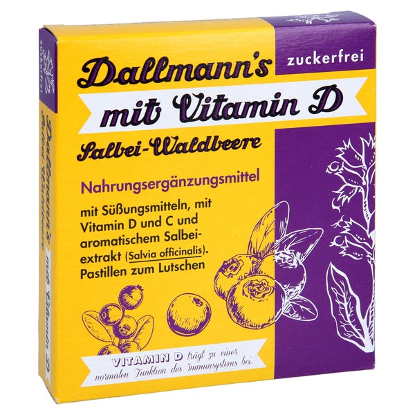 Dallmann's Salbei Waldbeere Bonbons m.Vi 37 g