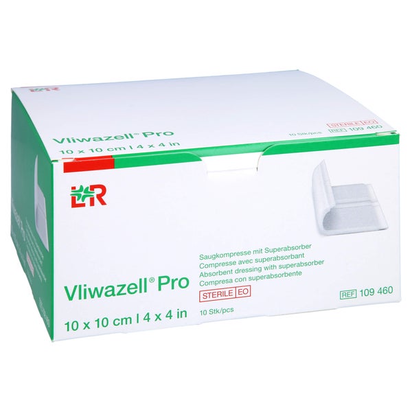 Vliwazell Pro Superabsorb.kompr.steril 1 10 St