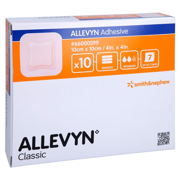 Allevyn Adhesive 10x10 cm haftende Wunda 10 St