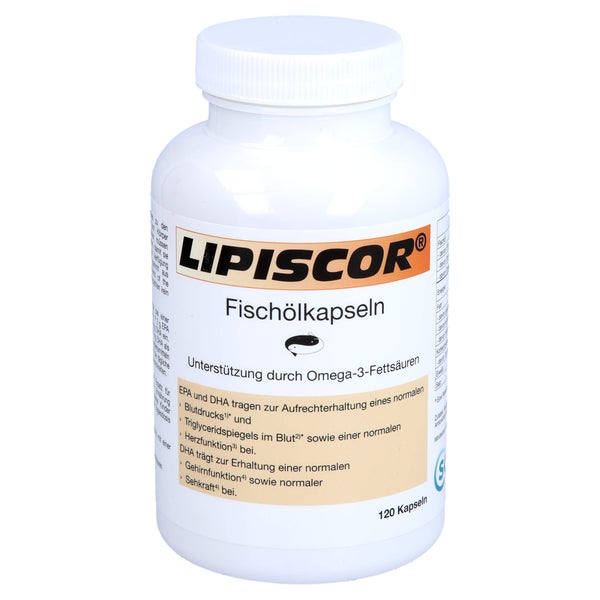 Lipiscor Fischölkapseln Omega-3 120 St