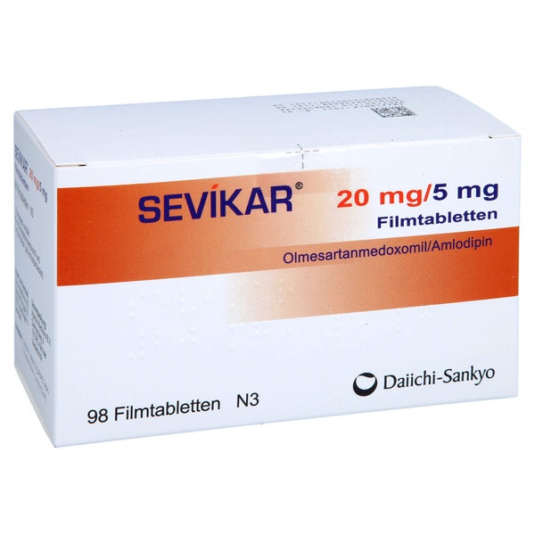Sevikar 20 mg/5 mg Filmtabletten 98 St