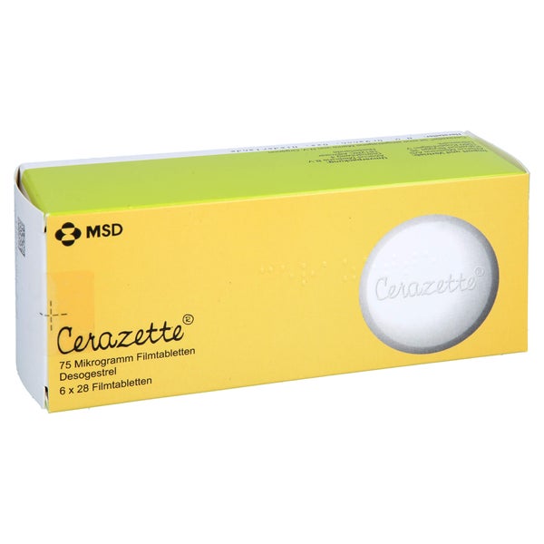 Cerazette 75 Mikrogramm Filmtabletten 6X28 St