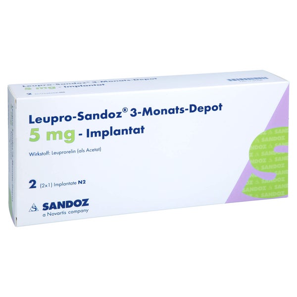 LEUPRO-Sandoz 3-Monats-Depot Implantat i.e.F.-Spr. 2 St