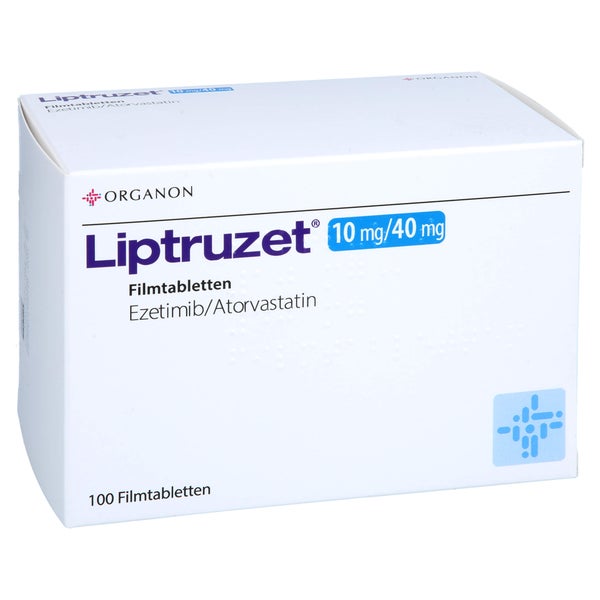 Liptruzet 10 Mg/40 mg Filmtabletten 100 St
