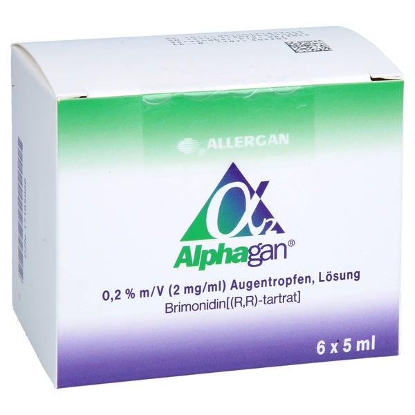 Alphagan 0,2% m/V 2 mg/ml Augentropfen 6X5 ml