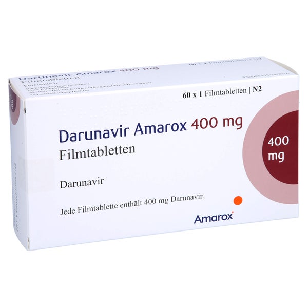 Darunavir Amarox 400 mg Filmtabletten 60 St