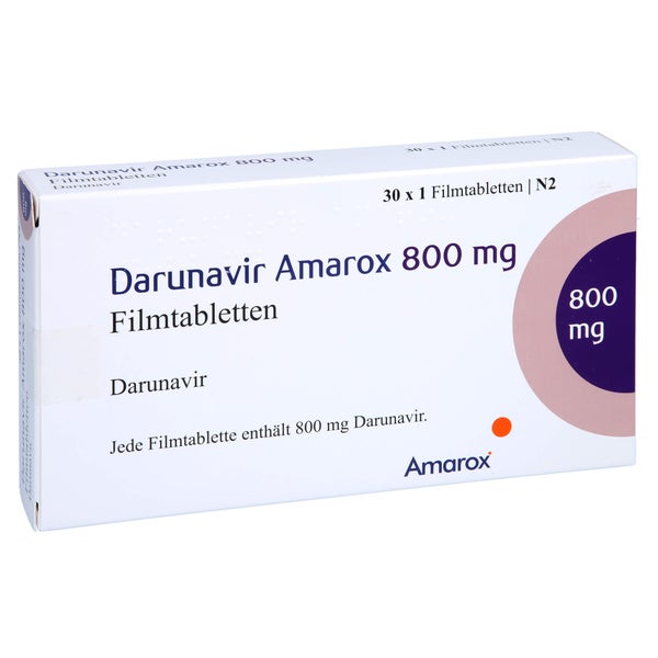 Darunavir Amarox 800 mg Filmtabletten 30 St