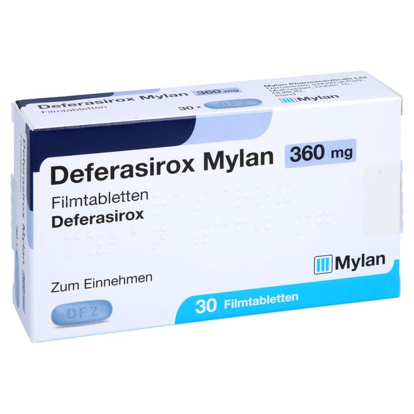 Deferasirox Mylan 360 mg Filmtabletten 30 St