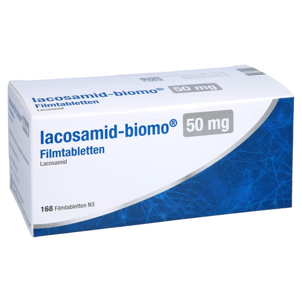 Lacosamid-biomo 50 mg Filmtabletten 168 St