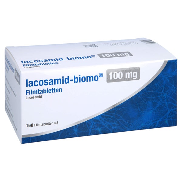 Lacosamid-biomo 100 mg Filmtabletten 168 St