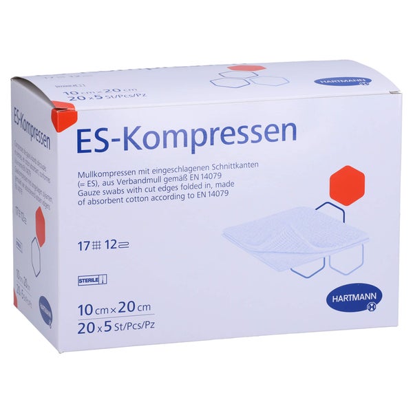 Es-kompressen Steril 10x20 cm Großpackun 20X5 St