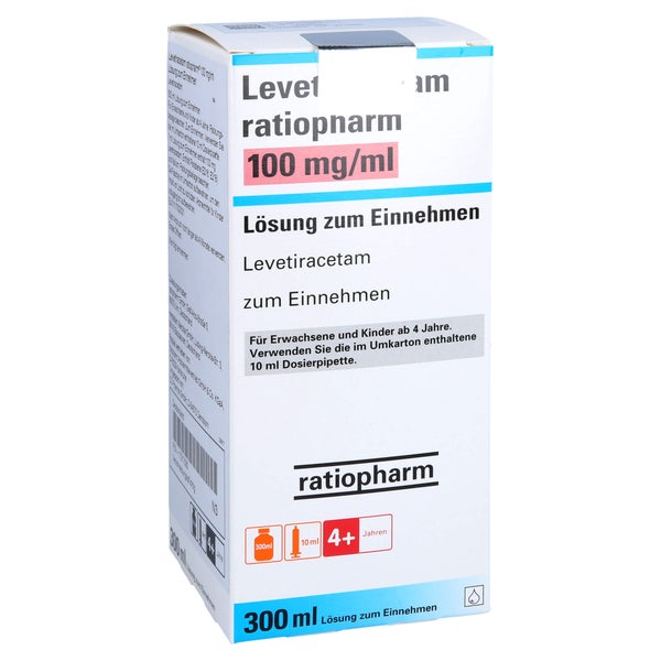 LEVETIRACETAM-ratio.100 mg/ml L.z.E.10ml Dos.Spr. 300 ml