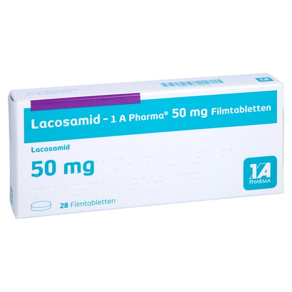 Lacosamid-1a Pharma 50 mg Filmtabletten 28 St