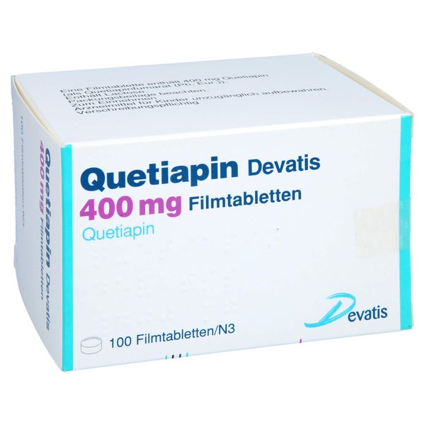 Quetiapin Devatis 400 mg Filmtabletten 100 St