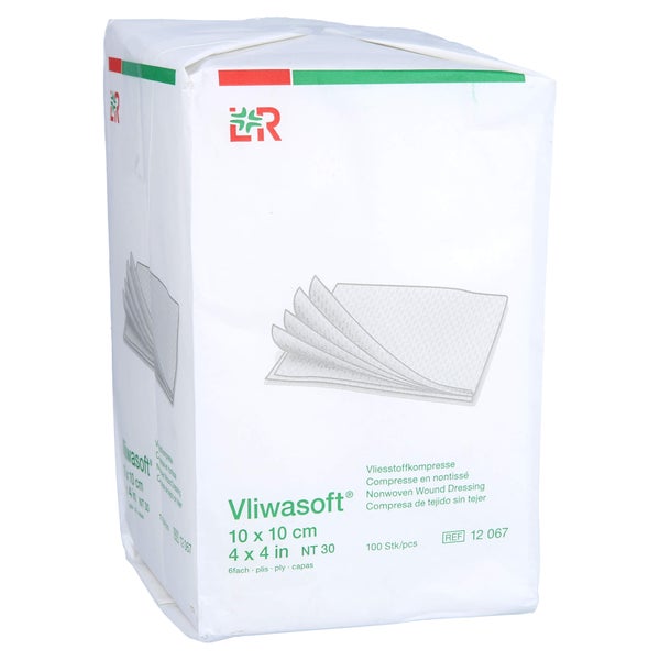 Vliwasoft Vlieskompressen Unsteril 10x10 100 St