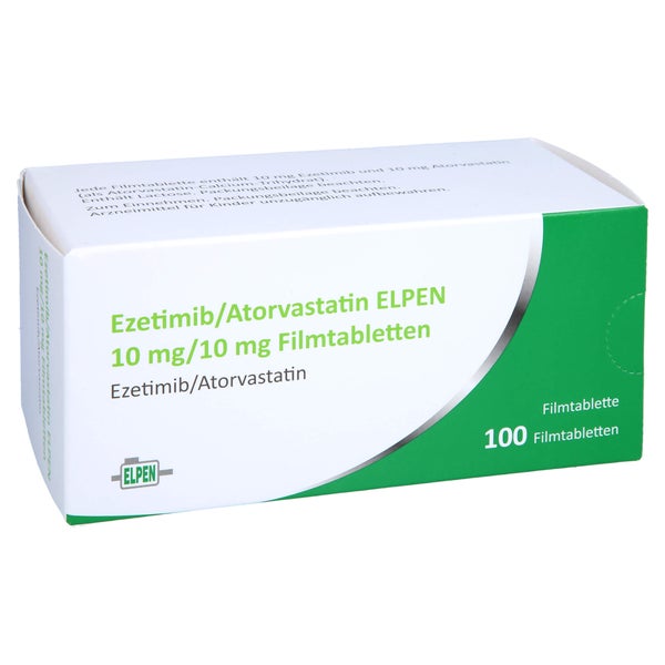 EZETIMIB/Atorvastatin ELPEN 10 mg/10 mg Filmtabl. 100 St