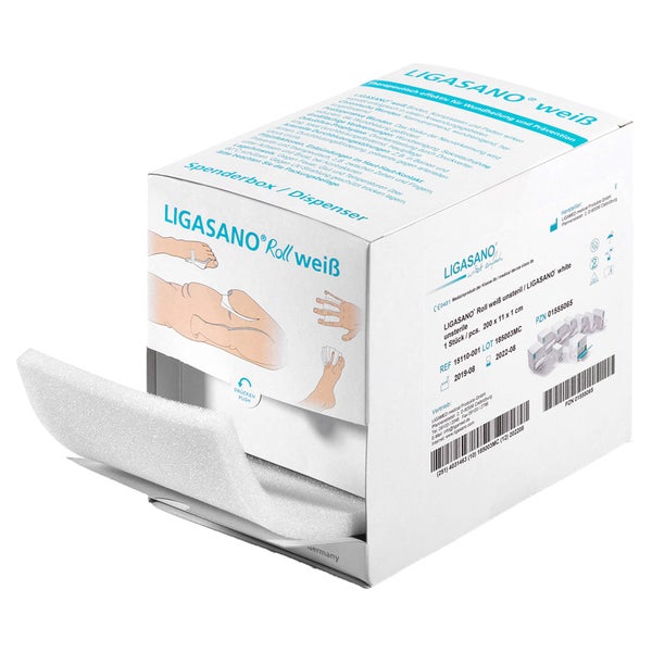 Ligasano Roll weiß Verb.1x11x200 cm unst 1 St