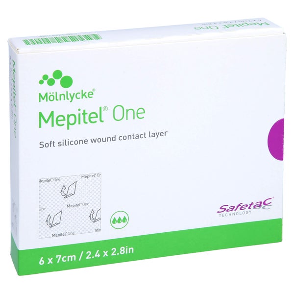 Mepitel One 6x7 cm Silikon Netzverband 5 St