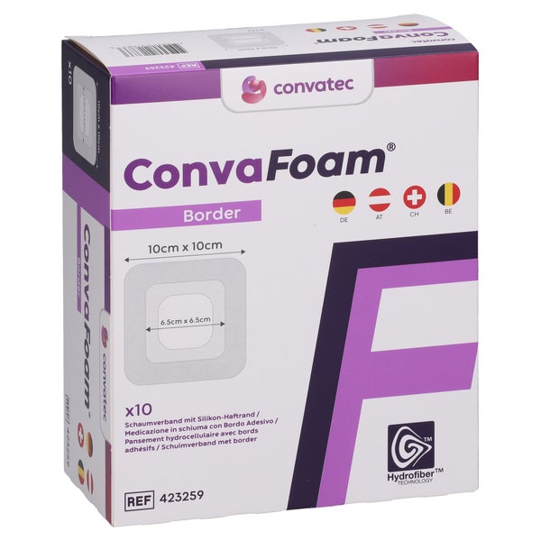 Convafoam Schaumverband Border 10x10 Cm 10 St