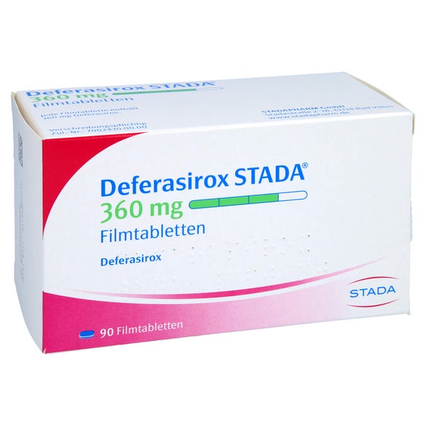 Deferasirox Stada 360 mg Filmtabletten 90 St