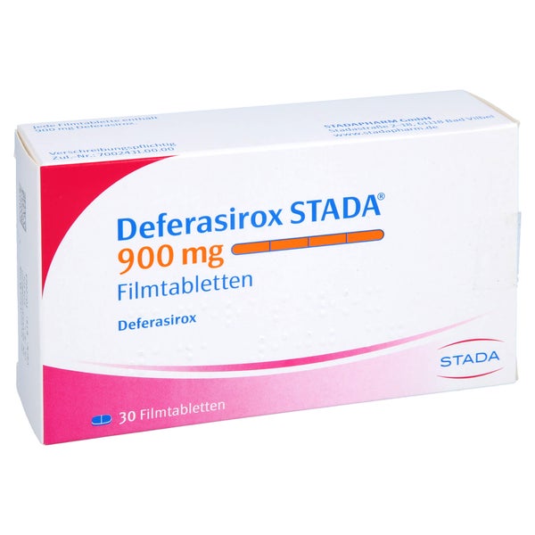Deferasirox Stada 900 mg Filmtabletten 30 St