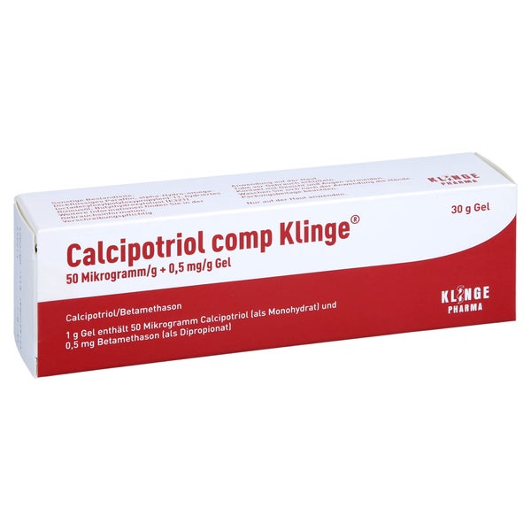 CALCIPOTRIOL comp Klinge 50 µg/g + 0,5 mg/g Gel 30 g