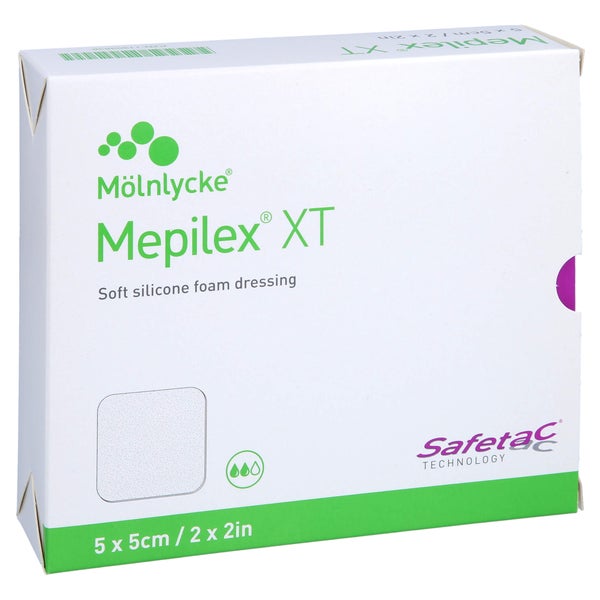 Mepilex Xt 5x5 Cm Schaumverband 5 St