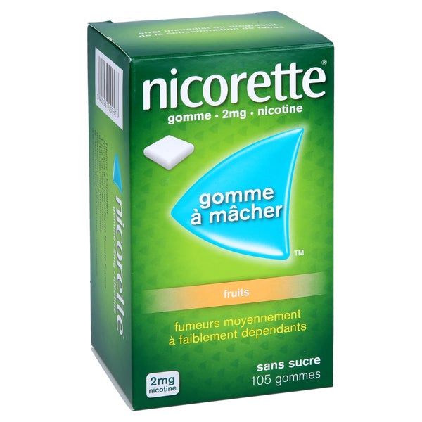 Nicorette Kaugummi 2 mg freshfruit - Reimport 105 St