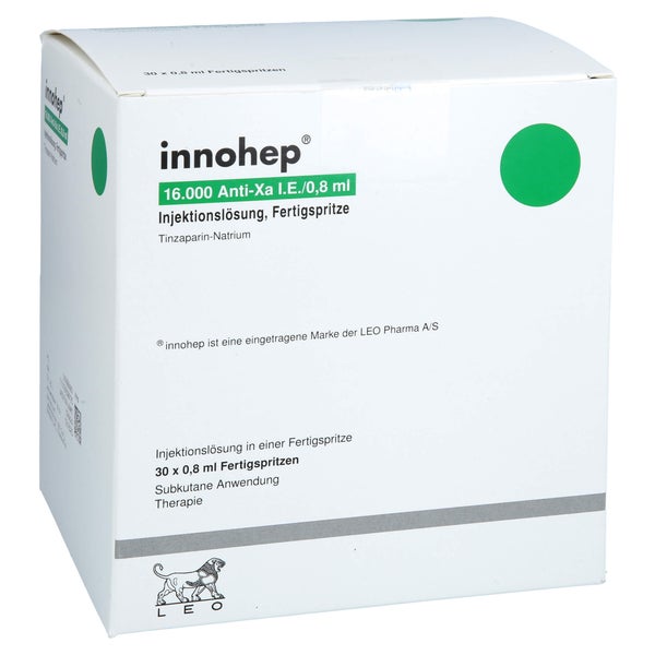 INNOHEP 16.000 Anti-Xa I.E./0,8ml Inj.-Lsg.i.e.FS 30 St