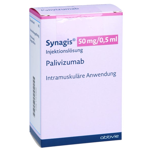 SYNAGIS 50 mg Injektionslösung 100 mg/ml Dsfl. 1X0,5 ml