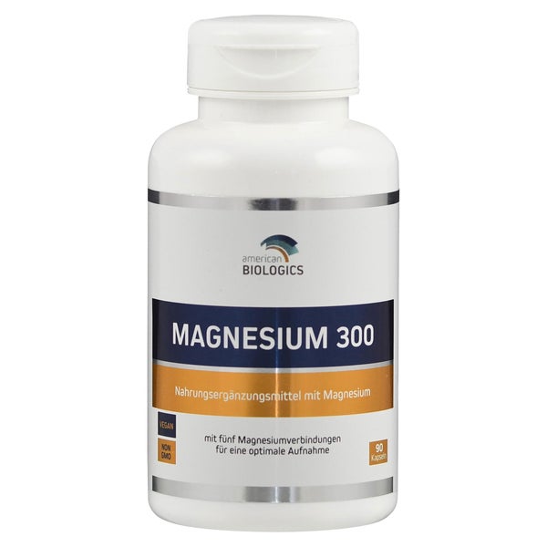 Magnesium 300 Mg American Biologics Kapseln 90 St