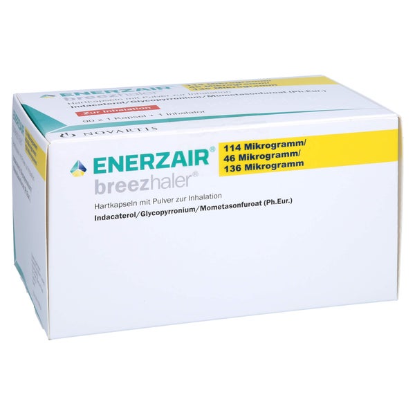 ENERZAIR Breezhaler 114µg/46µg/136µg Hkp.P.z.Inh. 90 St