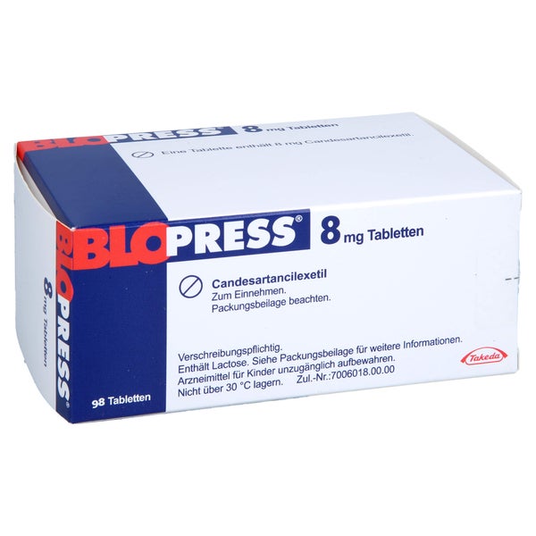 Blopress 8 mg Tabletten 98 St