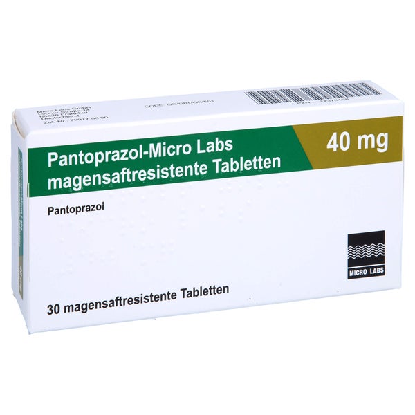 PANTOPRAZOL Micro Labs 40 mg magensaftr.Tabletten 30 St
