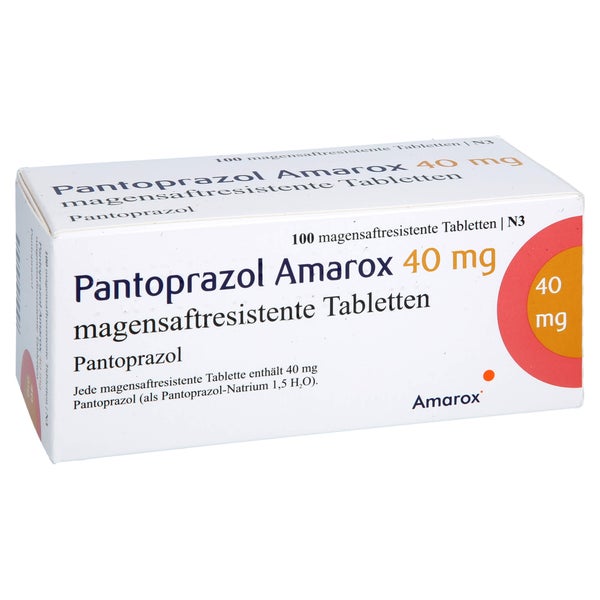 Pantoprazol Amarox 40 Mg Magensaftres.tabletten 100 St