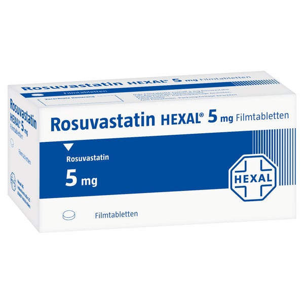 Rosuvastatin Hexal 5 mg Filmtabletten 100 St