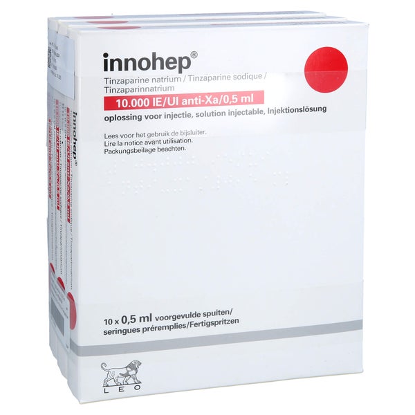 INNOHEP 10.000 Anti-Xa I.E./0,5ml Inj.-Lsg.i.e.FS 30X0,5 ml