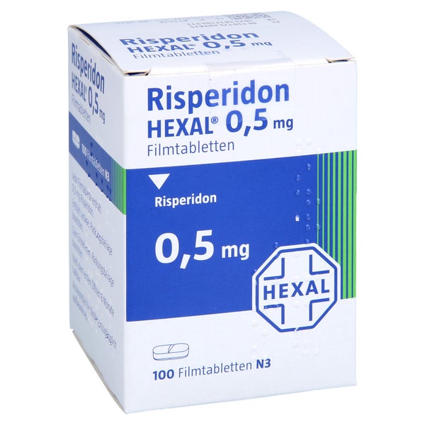 RISPERIDON HEXAL 0,5 mg Filmtabletten Dose 100 St