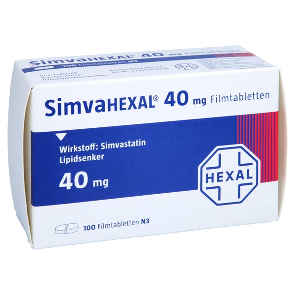 Simvahexal 40 mg Filmtabletten 100 St